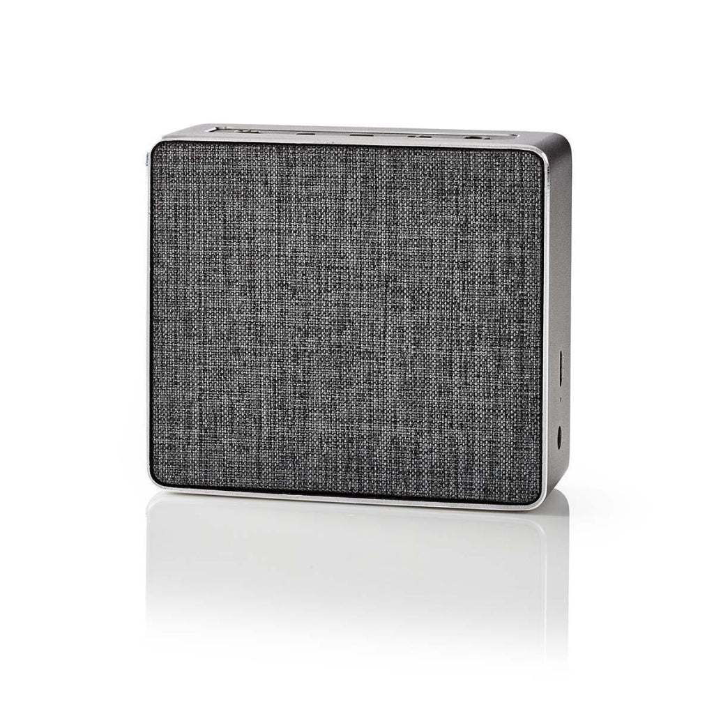 Cainteoir Nedis spbt1002gy le gunmetal dearadh miotail bluetooth® 15 w