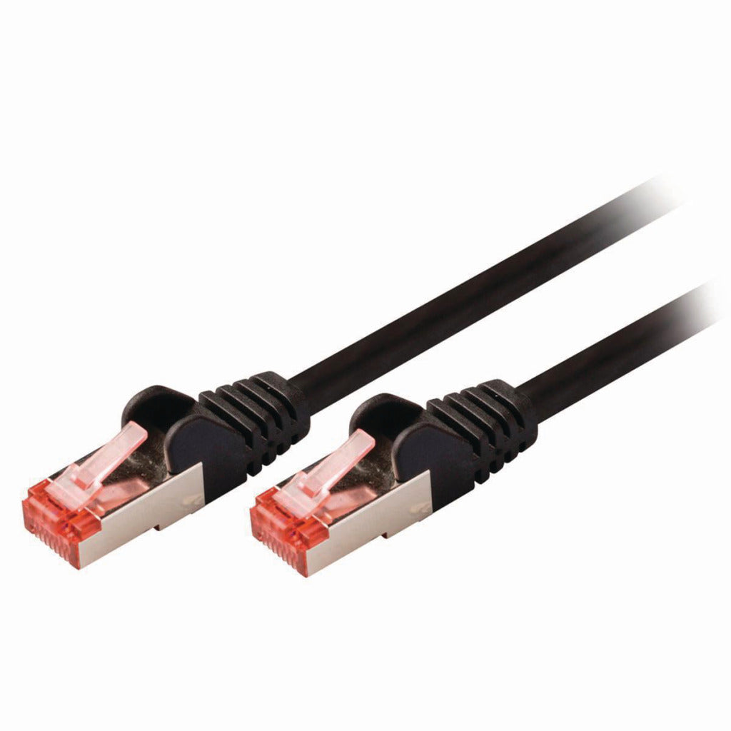 Nedis ccgp85221bk05 cat6 s ftp tinklo kabelis rj45 vyriškas - rj45 vyriškas 0,5 m juodas