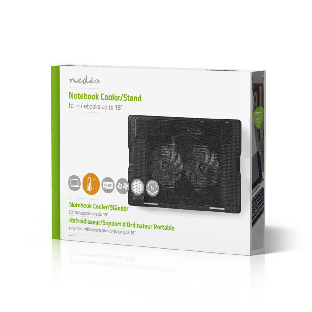 Nedis nbcr200bk Notebook Stand bis 18 Universal Black