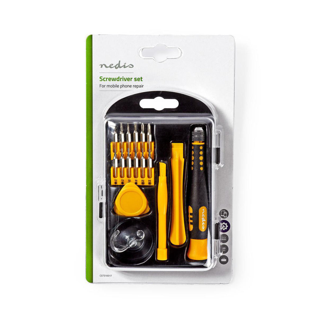Nedis csts10017 toolkit 17-in-1 for repair of PC, smartphone and tablet
