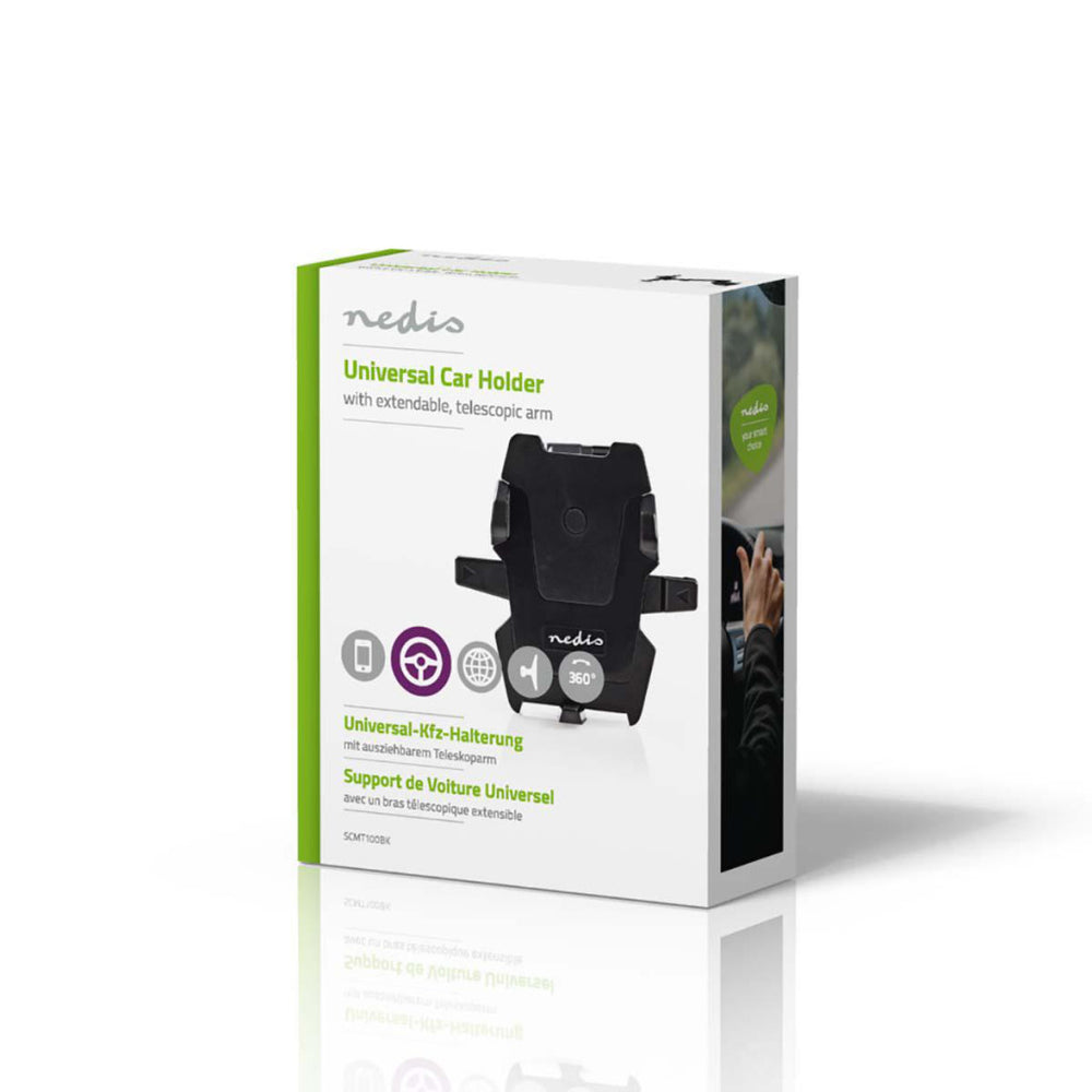 Nedis scmt100bk smartphone holder for the car universal