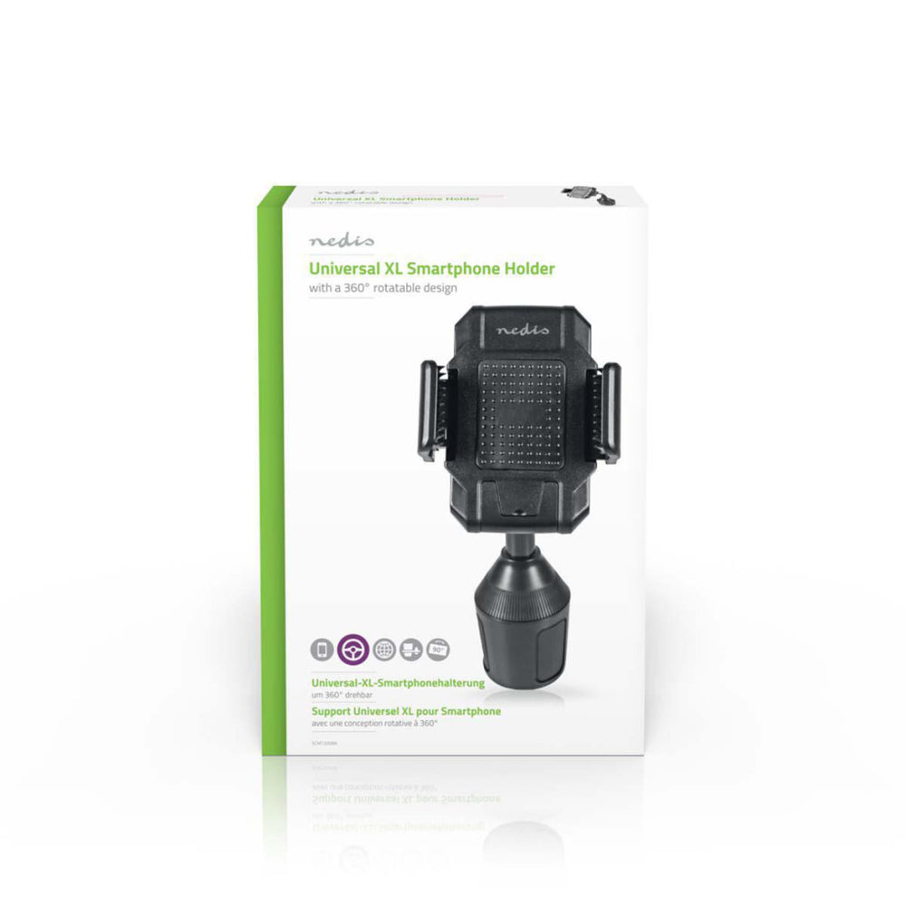 Nedis scmt200bk smartphone holder for the car universal 360 deg; rotatable