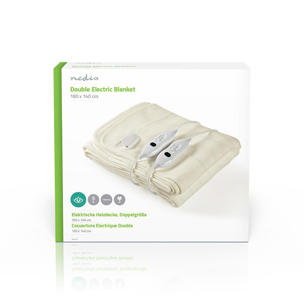 Nedis pebl110cwt2 2-person electric blanket