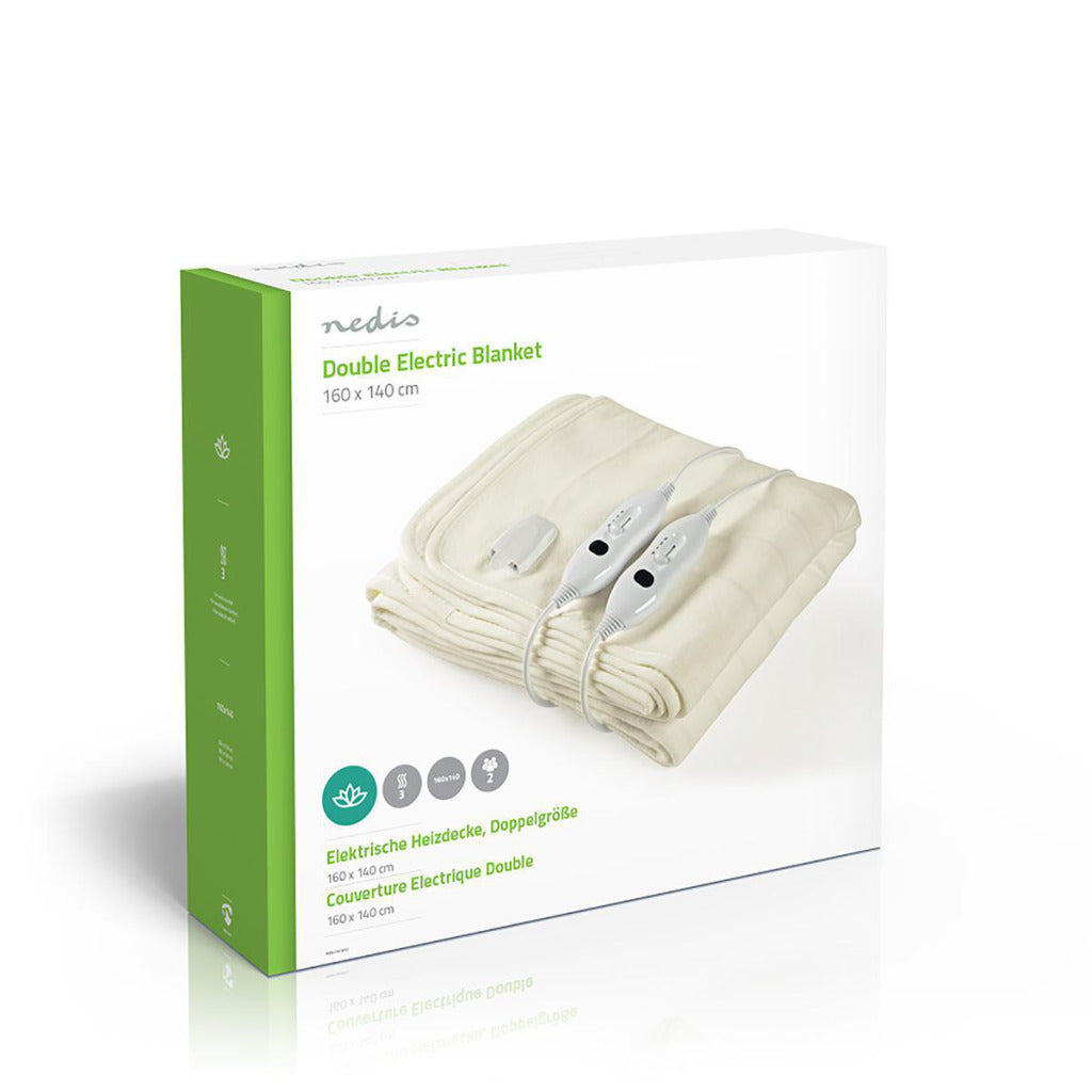 Nedis pebl110cwt2 2-person electric blanket