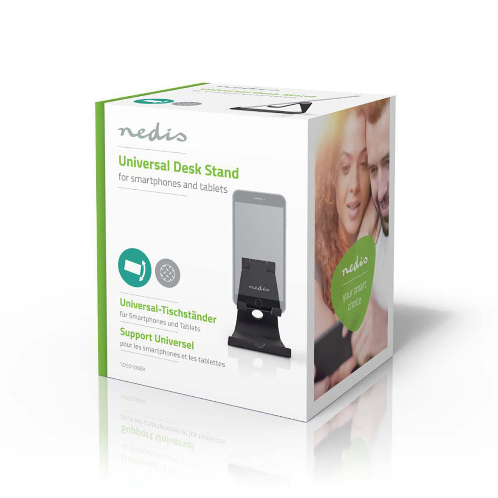 Nedis SDSD100BK smartphone tablet stand adjustable black