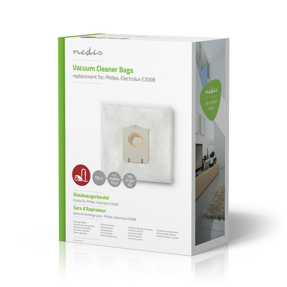 Nedis dubg220aep12 vacuum cleaner bag philips, electrolux e200b