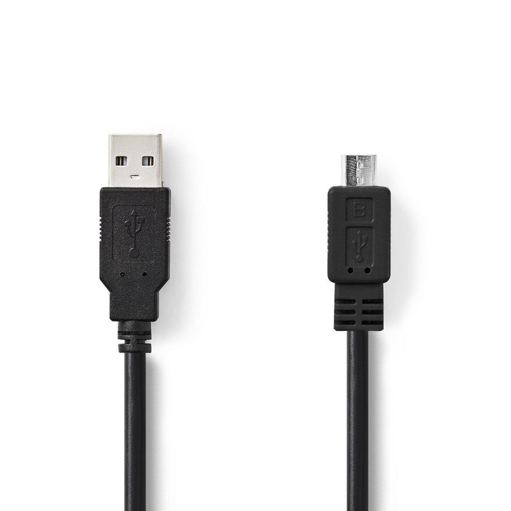 Nedis ccgt60500bk20 Kabel USB 2.0 A Stecker - Micro B Stecker 2,0 m schwarz