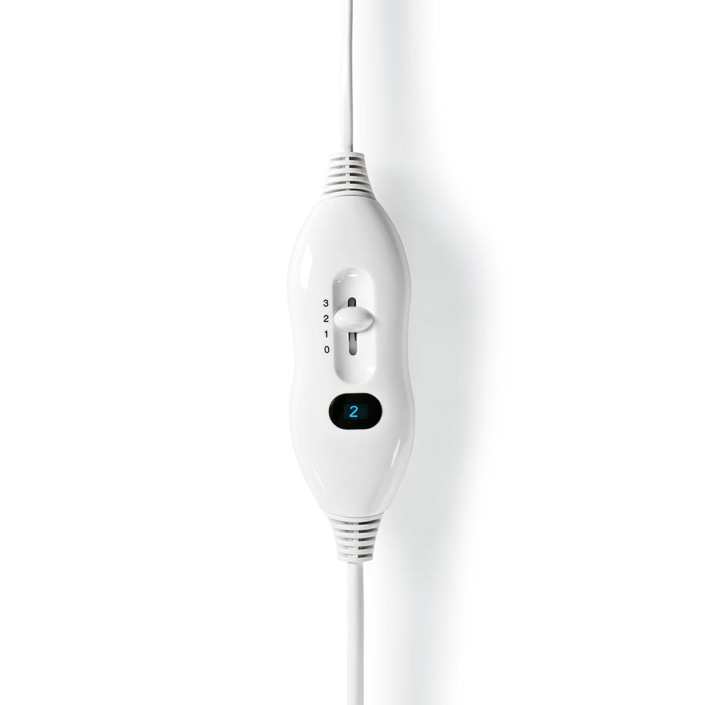 Nedis pebl120cwt1 coperta elettrica sottocoperta 150 x 80 cm 3 impostazioni di calore spia luminosa protezione dal surriscaldamento