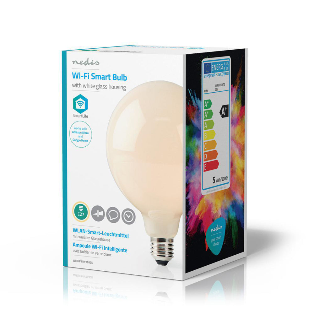 Nedis WiFiLF11WTG125 WiFi Smart LED Bulb E27 125 mm 5 W 500 lm White