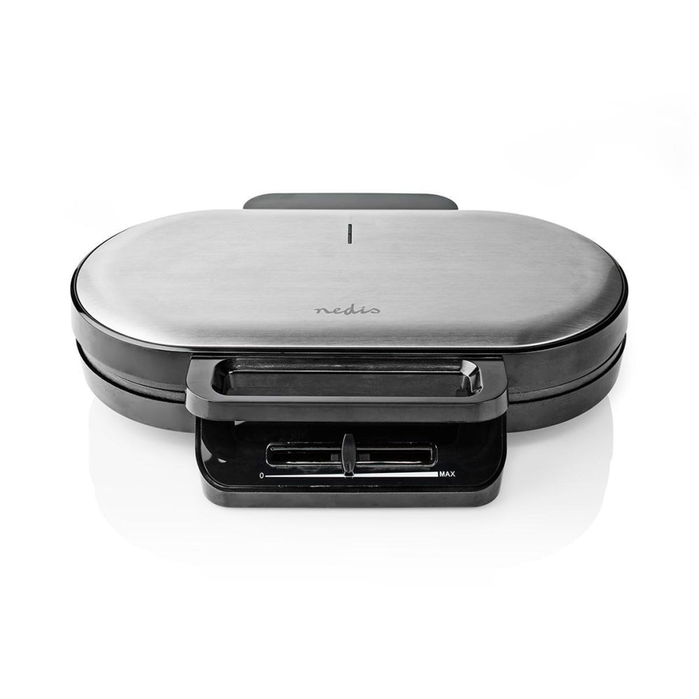 Nedis kawp110fbk double waffle maker 2x 14 cm 1200 w black