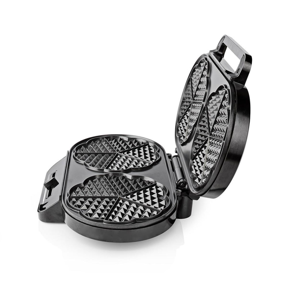Nedis kawp110fbk double waffle maker 2x 14 cm 1200 w black