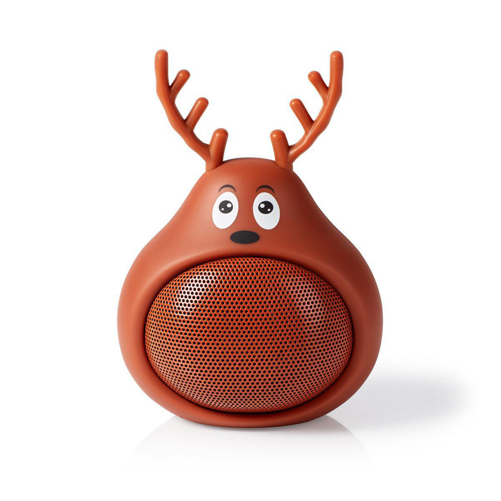 Nedis SPBT4110BN Animatics Bluetooth-høyttaler 3 timers spilletid handsfree ringer Rudy Reindeer