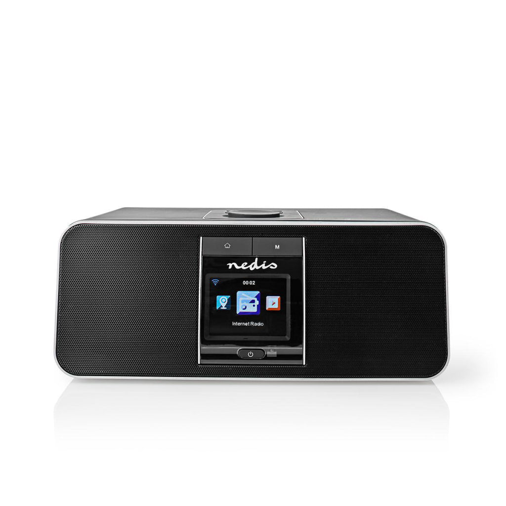 Nedis RDIN5005BK Internet radio 42 W Dab+ FM Bluetooth® Remote control Black silver