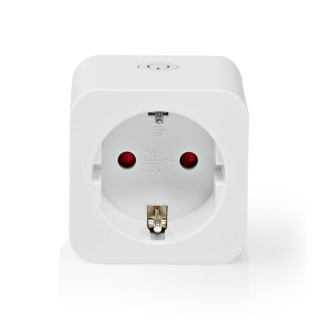 Nedis Wi-Fi P121FWT SmartLife Smart Plug Wi-Fi Енергиен измервател 3680 W Тип F (CEE 7 3) -10 - 45 °C Android IOS Бял