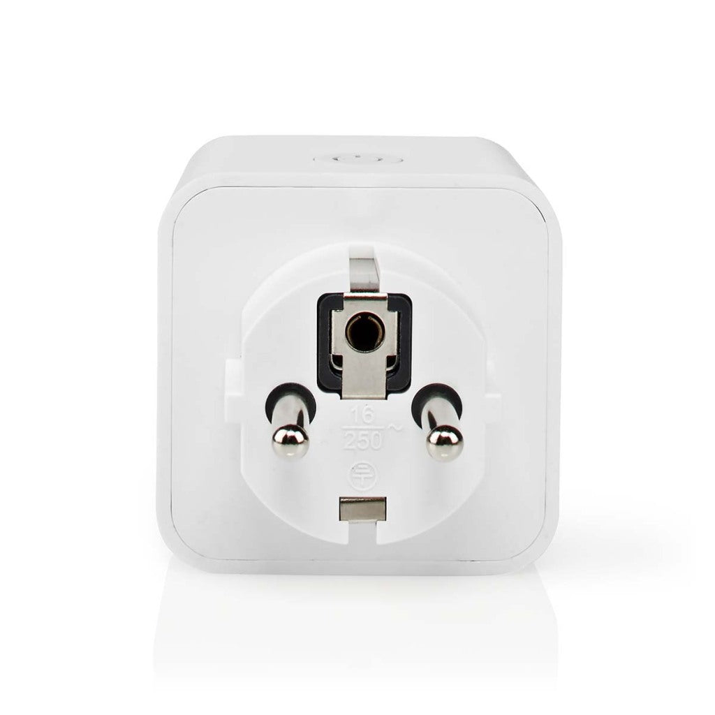Nedis Wi-Fi P121FWT SmartLife Smart Plug Wi-Fi Енергиен измервател 3680 W Тип F (CEE 7 3) -10 - 45 °C Android IOS Бял
