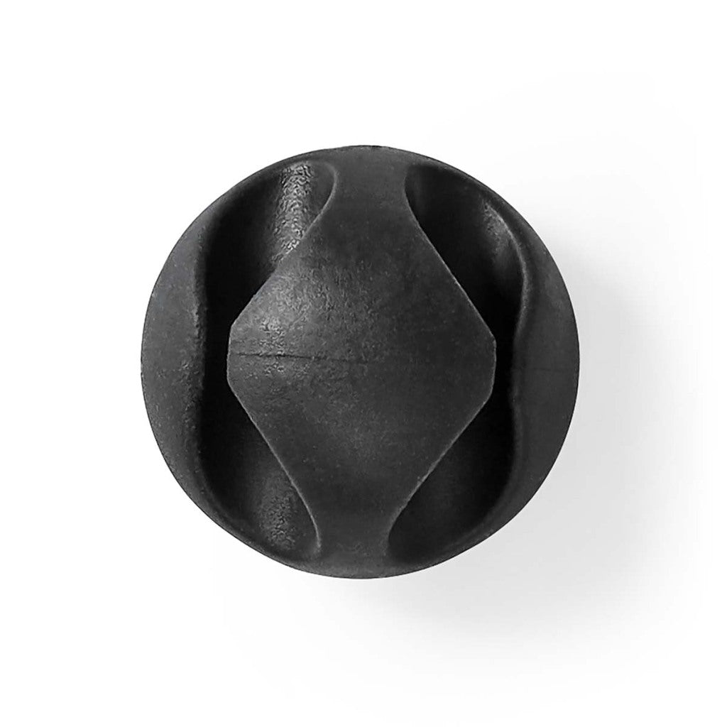 Nedis cmgc20026bk clipe de cabo para gerenciamento de cabos clique em 6 peças Número de slots: 2 slots Espessura máxima do cabo: 5,3 mm TPE preto