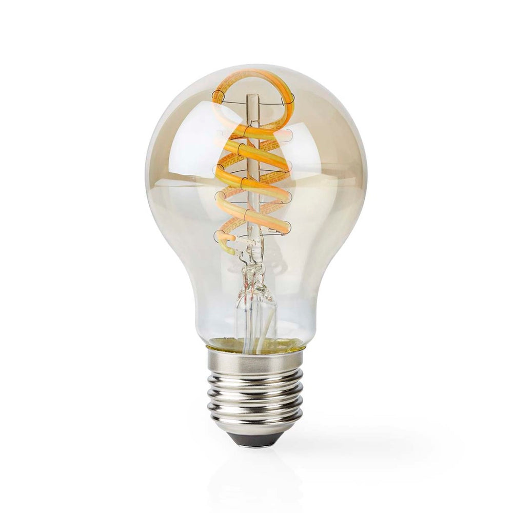 Nedis Wi-Fi LRT10A60 SmartLife LED Filament Lamp Wi-Fi E27 360 lm 4.9 W Warm to Cool White 1800 - 6500 K Glass Android Trade; ios peer