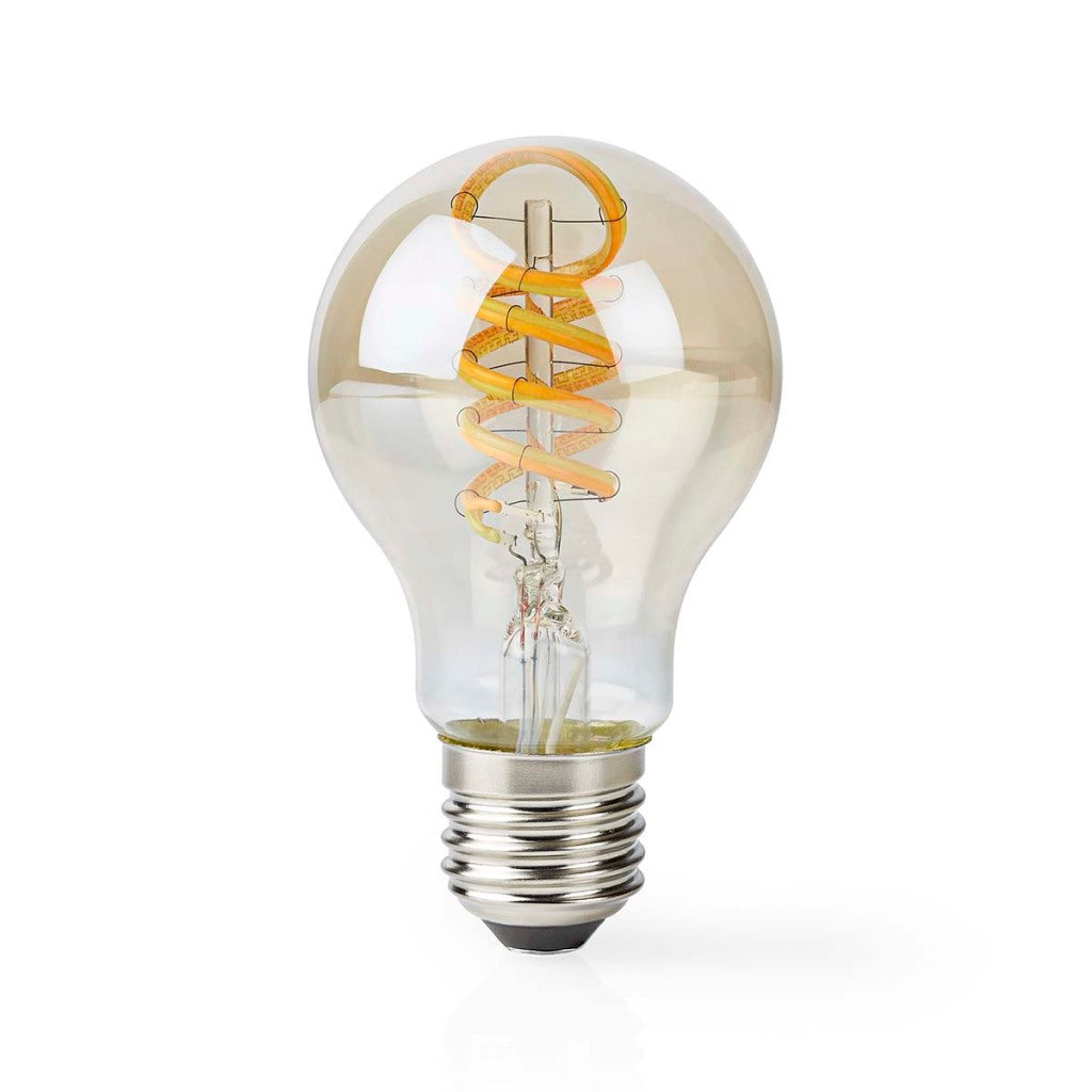 Nedis Wi-Fi LRT10A60 SmartLife LED Filament Lamp Wi-Fi E27 360 lm 4.9 W Warm to Cool White 1800 - 6500 K Glass Android Trade; ios peer