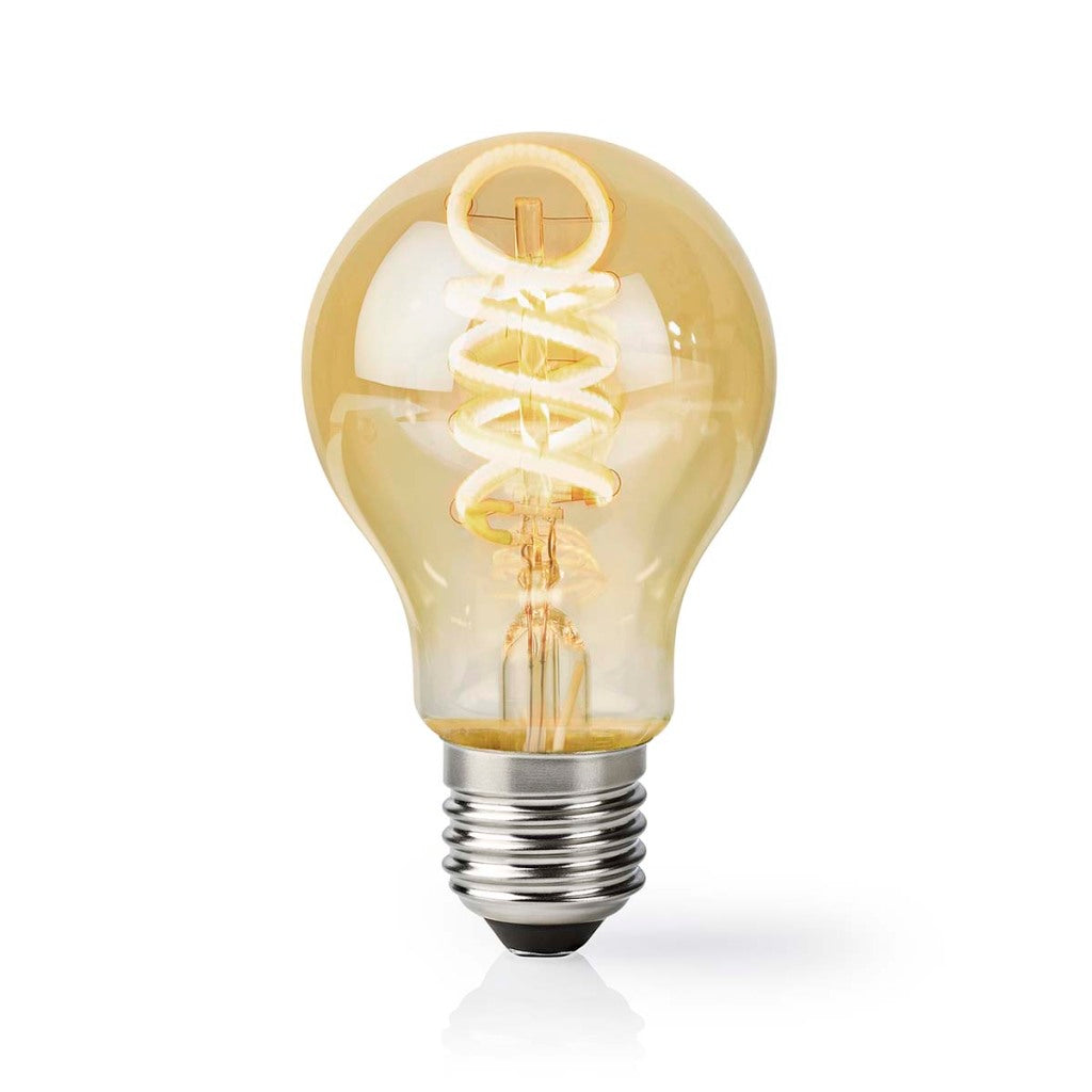 Nedis Wi-Fi LRT10A60 SmartLife LED Filament Lamp Wi-Fi E27 360 lm 4.9 W Warm to Cool White 1800 - 6500 K Glass Android Trade; ios peer