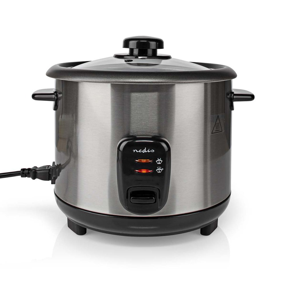 Nedis karc115al rice cooker 1.5l 500w silver