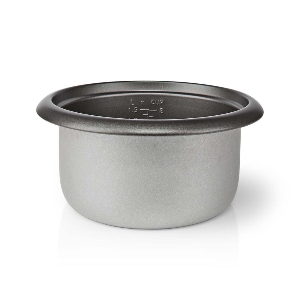 Nedis karc115al rice cooker 1.5l 500w silver