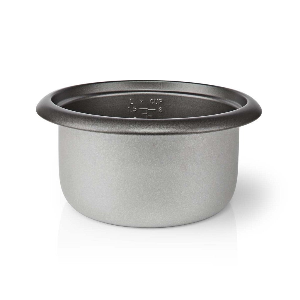 Nedis karc115al rice cooker 1.5l 500w silver