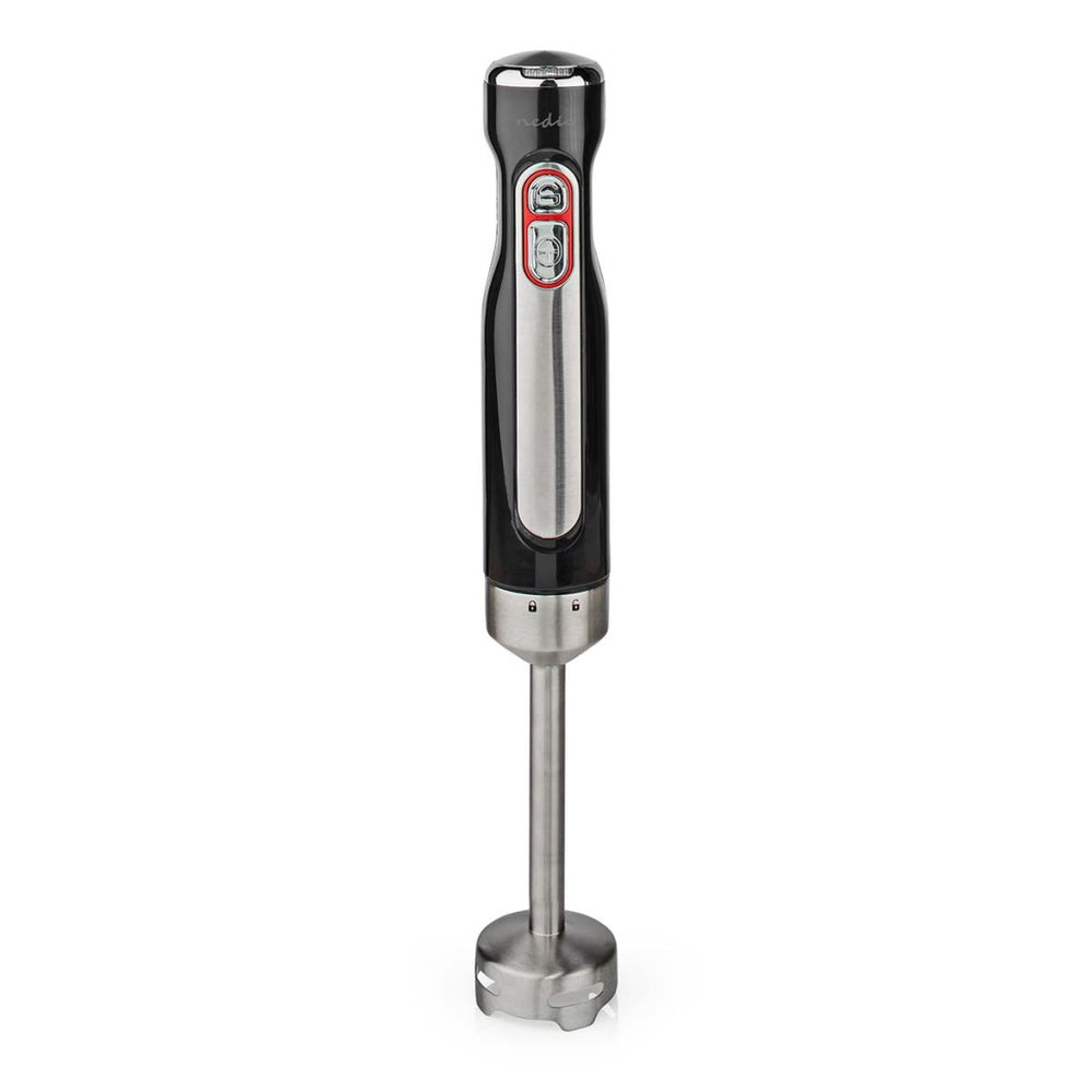 Nedis kahb600bk hand blender 100w silver black