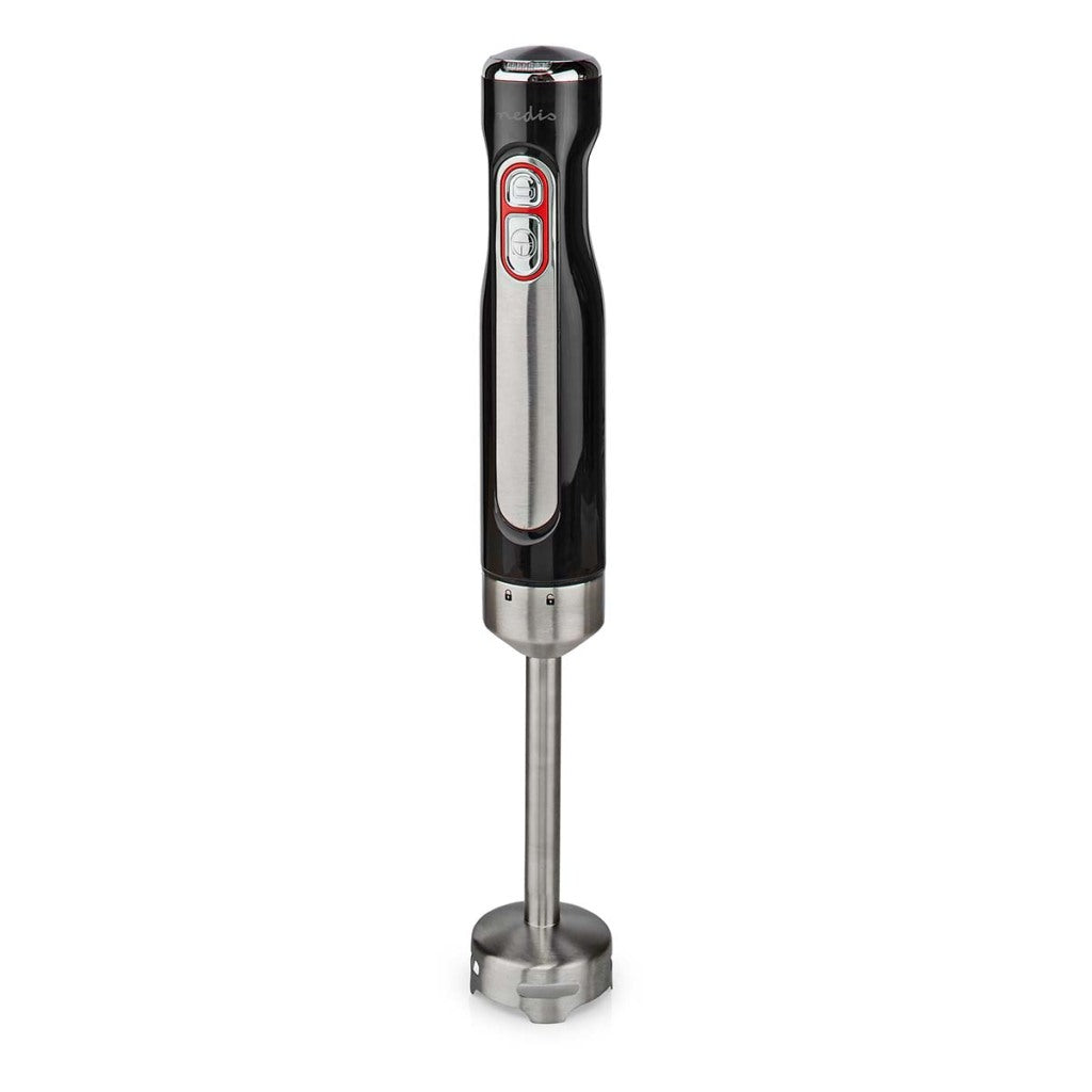 Nedis kahb600bk hand blender 100w silver black