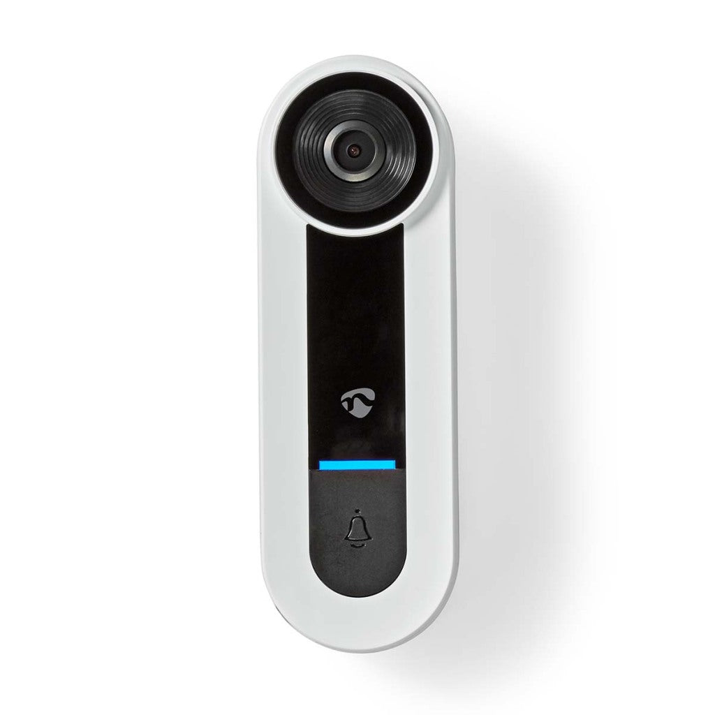 Nedis WIFDP40CWT SmartLife Video Doorbell Wi-Fi NetSvoeding 1536x1536 Cloud Storage (Valgfritt) MicroSD (ikke inkludert) ONVIF IP65 med bevegelsessensor hvit