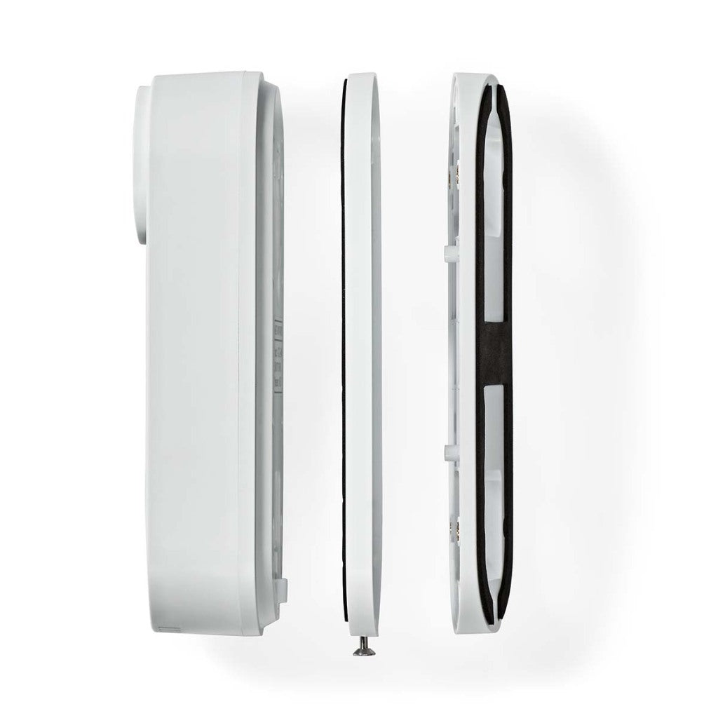 Nedis WIFDP40CWT SmartLife Video Doorbell Wi-Fi NetSvoeding 1536x1536 Cloud Storage (Valgfritt) MicroSD (ikke inkludert) ONVIF IP65 med bevegelsessensor hvit