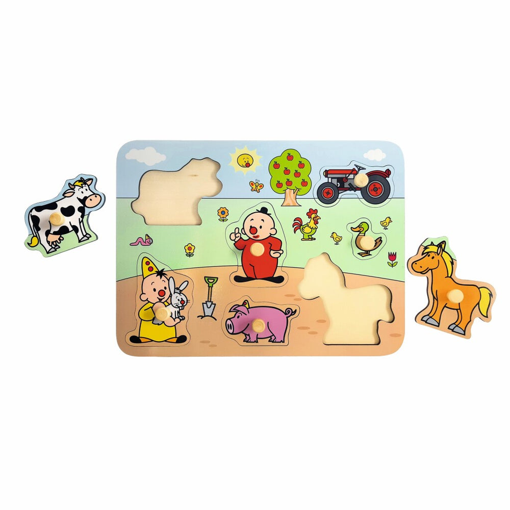 Studio 100 Shape Puzzle Farm Junior Wood 7 Pieces