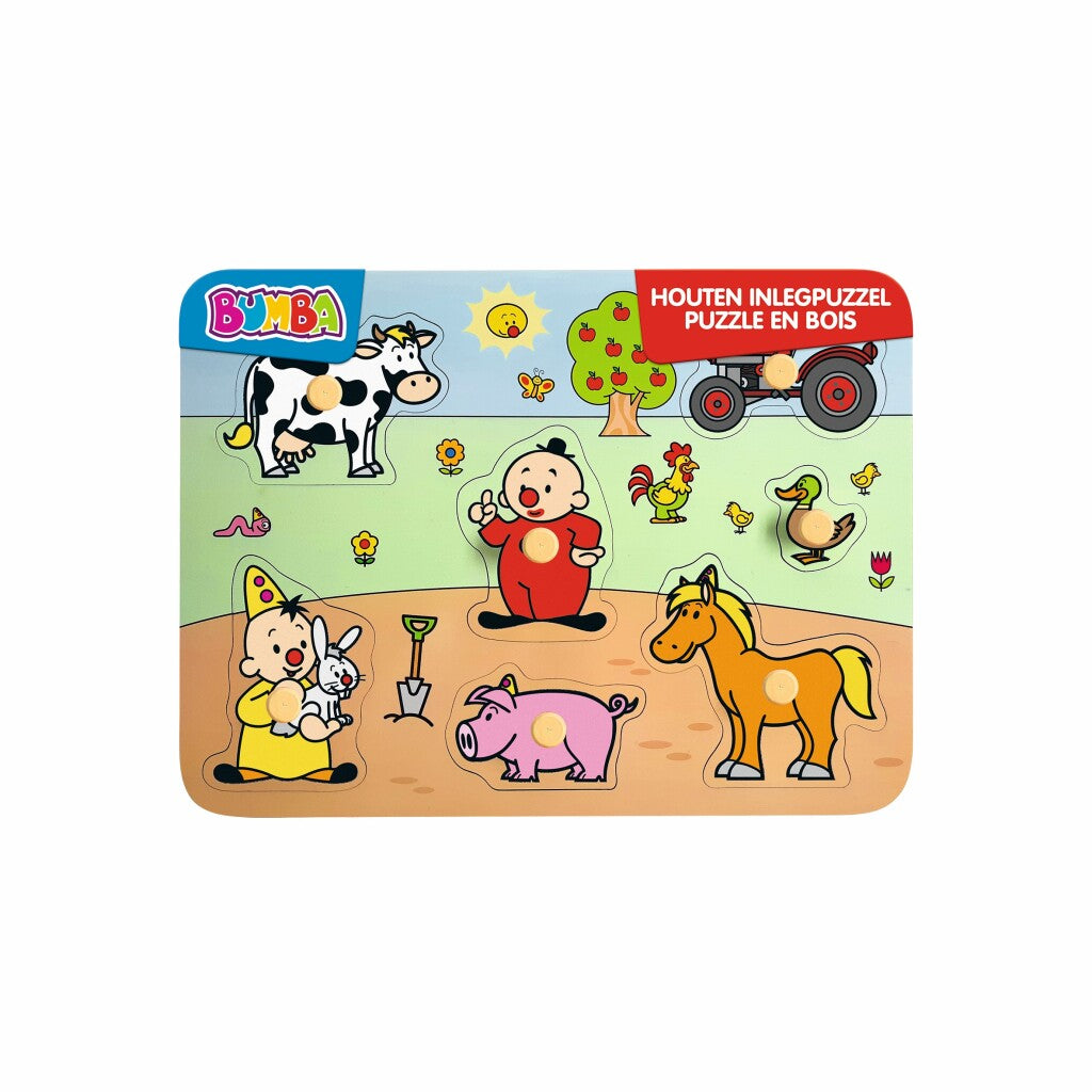 Studio 100 Shape Puzzle Farm Junior Wood 7 Pieces