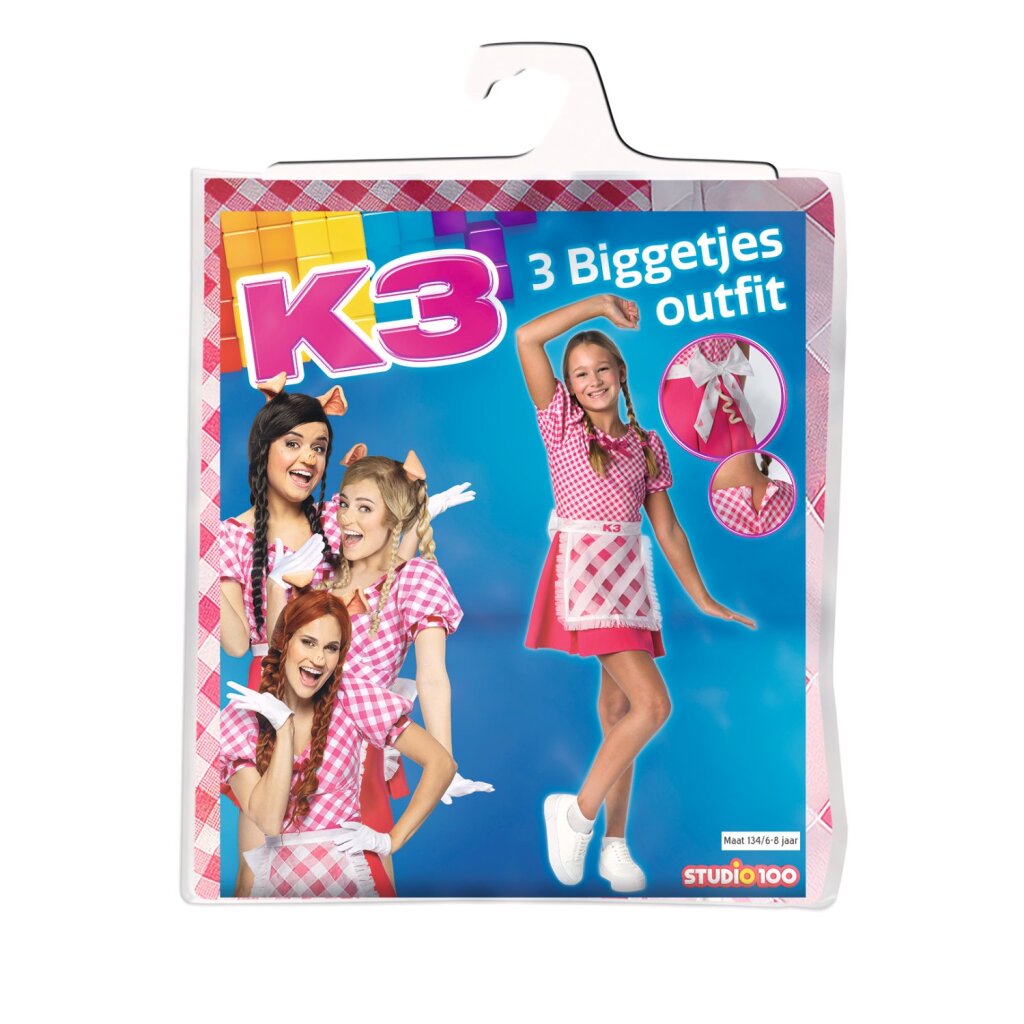 Studio 100 robe robe 3 porcelets, 6-8 ans