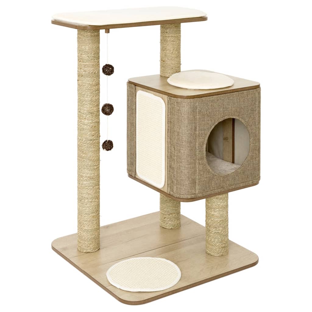 Jack and Vanilla Jack y Vanilla Cat Furniture Molly 56x56x86 cm marrón