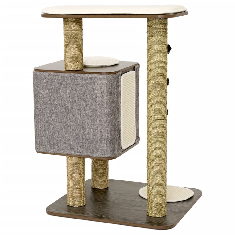 Jack and Vanilla Jack y Vanilla Cat Furniture Molly 56x56x80 cm Gray