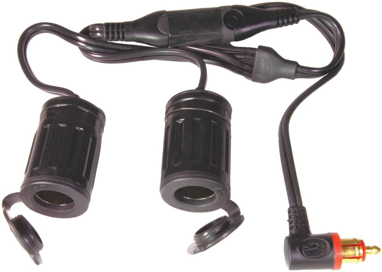 Tecmate toebehoren y splitter optimate zig. plug. din angle stud