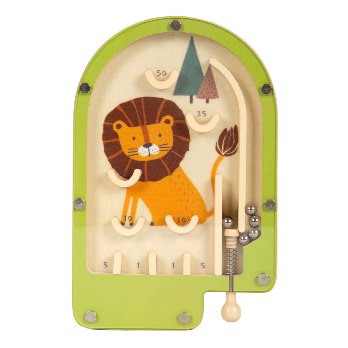 Small foot - houten mini flipperspel leeuw