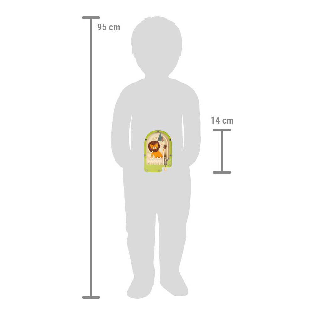 Small foot - houten mini flipperspel leeuw