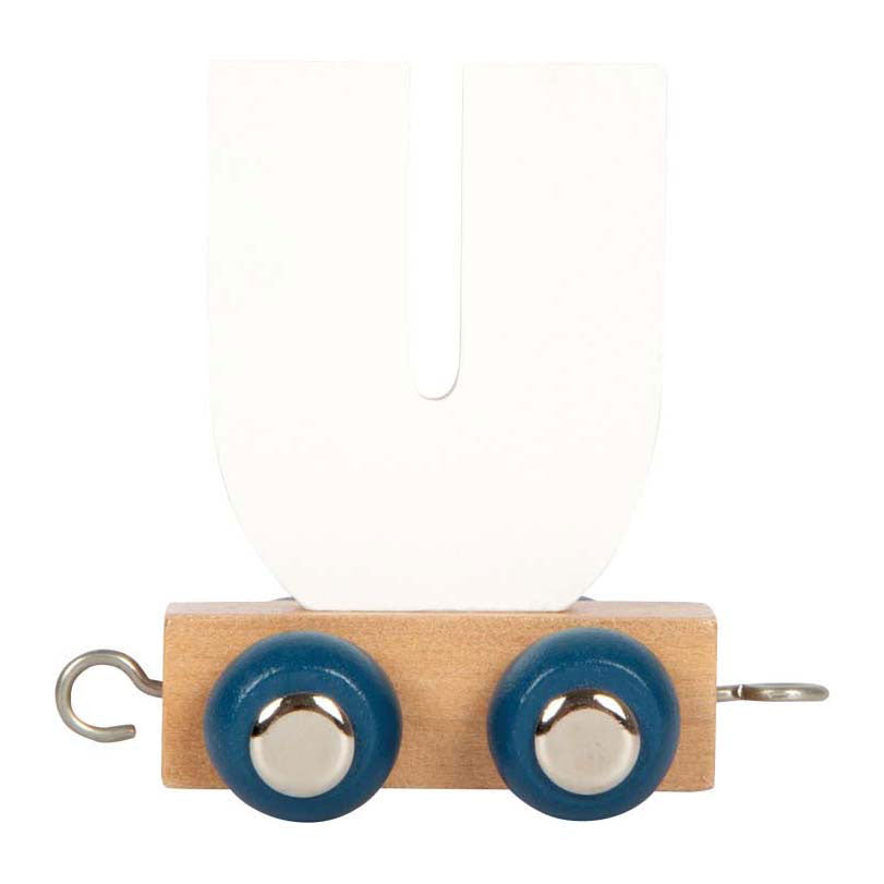 Pieni jalka - puinen kirjainjuna polar - u