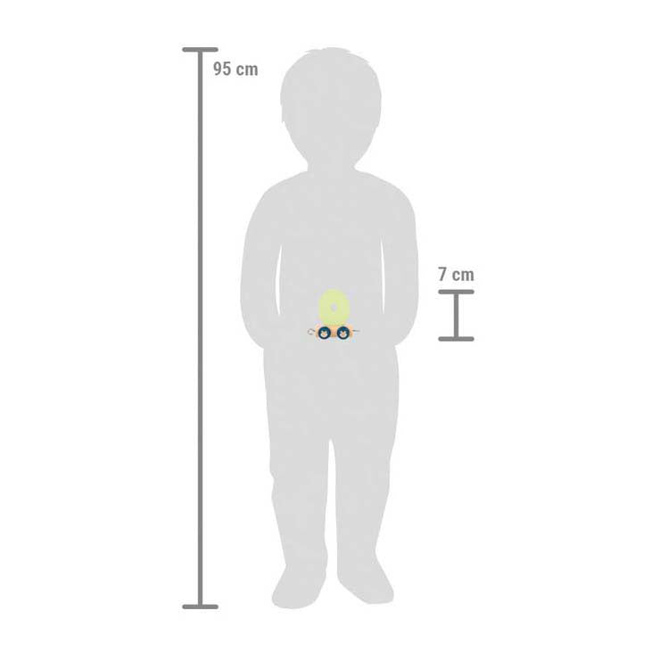 Cos beag - litir adhmaid traein polar - o