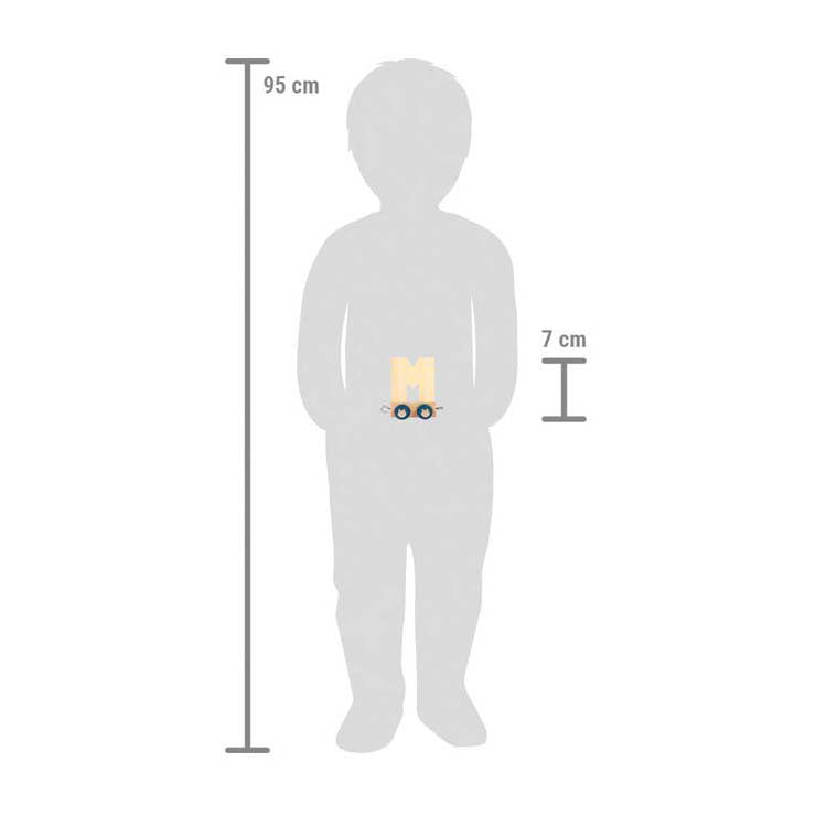 Kis láb - fabetűs vonat sarki - m