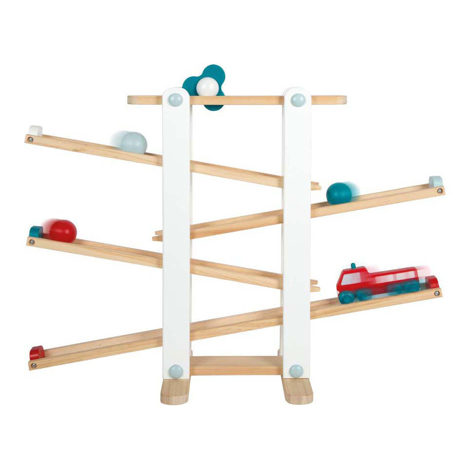 Small foot - Pista per biglie in legno