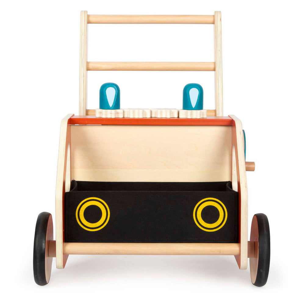 Small foot - houten loopwagen brandweer