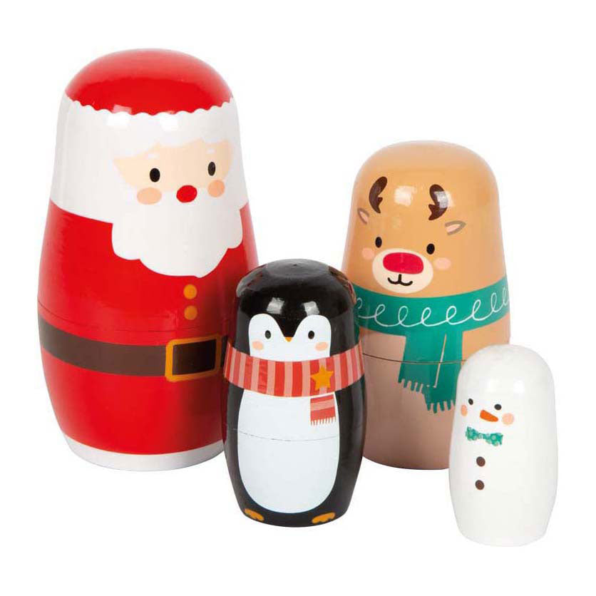 Small foot - Christmas matryoshka dolls