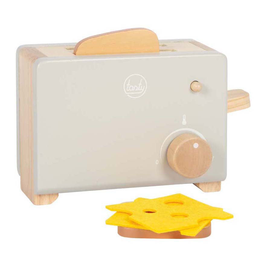 Klenge Fouss - hëlzent Toaster Set gro lecker