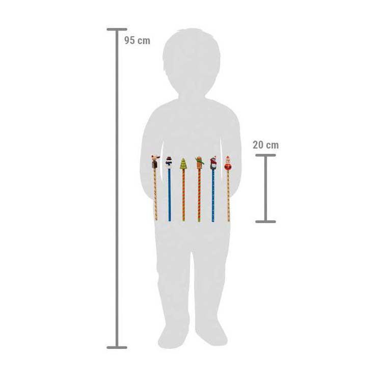 Small foot - Christmas pencil set, 6 pcs.