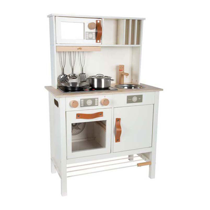 Klenge Fouss - hëlzent Spill Kichen lecker wäiss