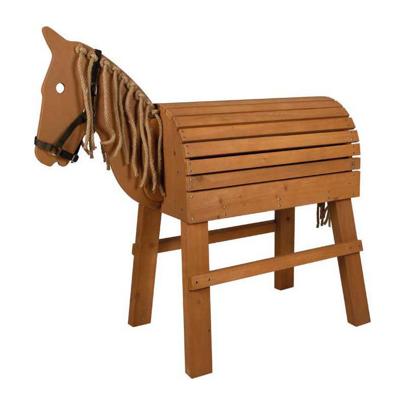 Kleiner Fuß - Holzpferd braun