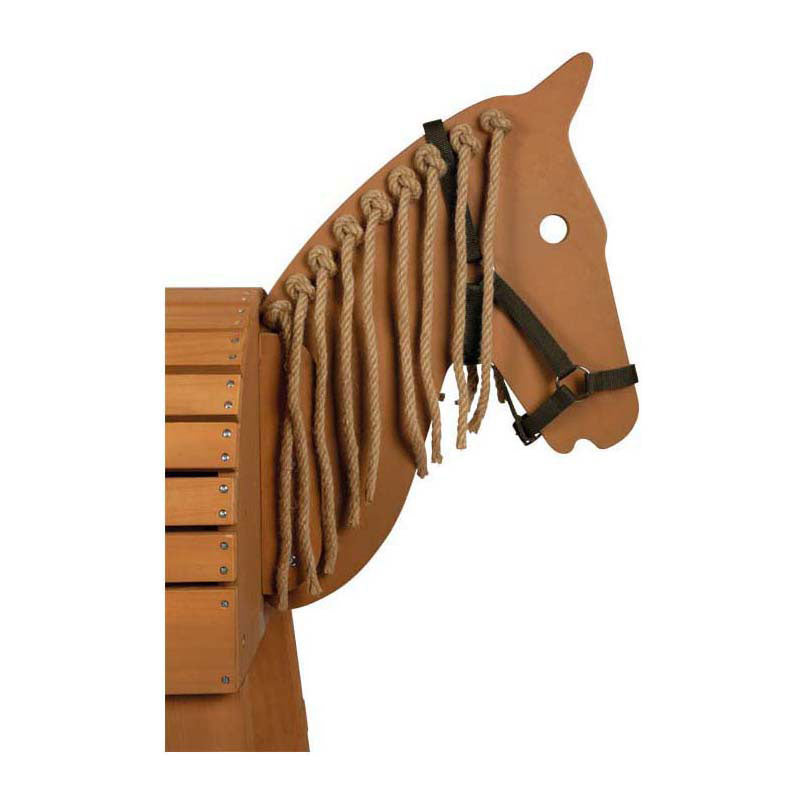 Kleiner Fuß - Holzpferd braun