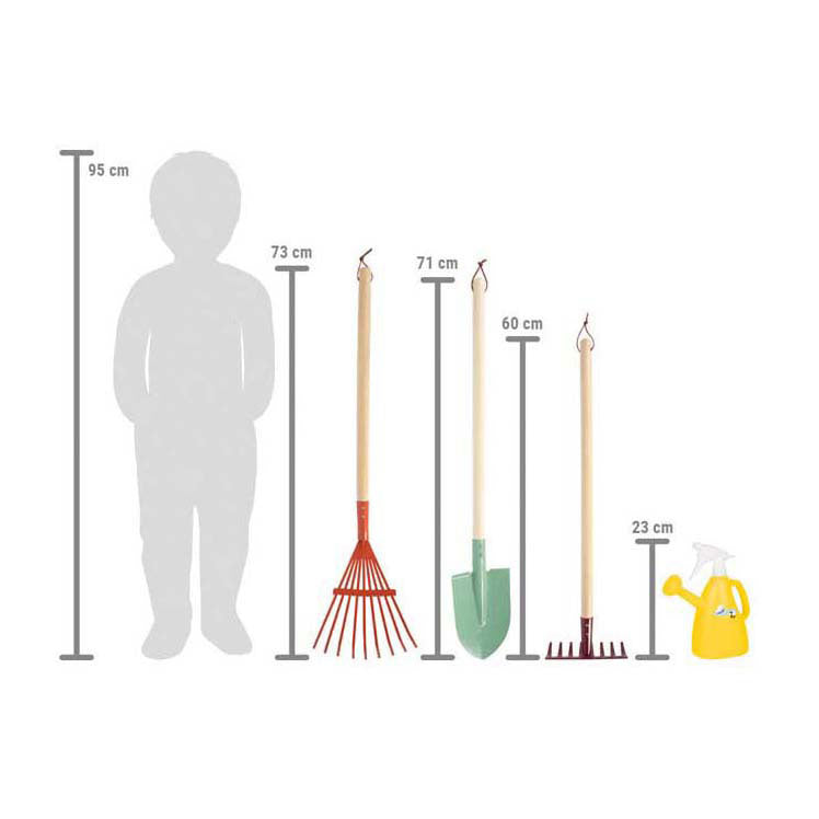 Small foot - tuingereedschapset met gieter tiny garden , 4dlg.